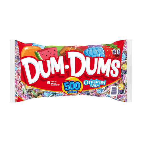 Dum Dums Original Mix Pops, 500 pcs – front of package