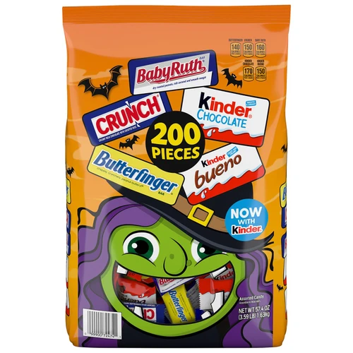 Ferrero Halloween Candy, Variety Pack, 200 pcs – front of package