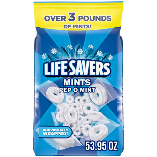 Life Savers Pep-O-Mint Breath Mints, 3 lbs – front of package