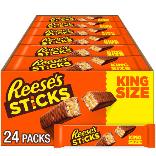 Reese's King Size Sticks, 3 oz., 24 pk – front of package