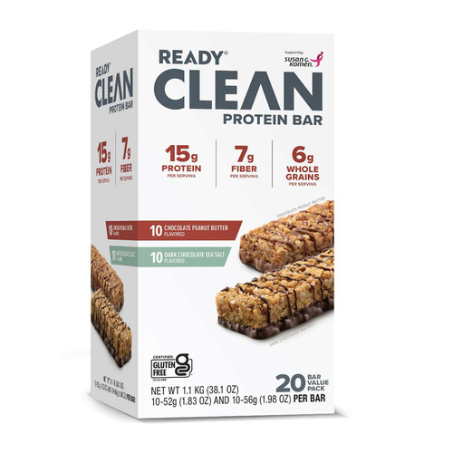Ready Protein Bar, Variety Pack, 20 ct – front of package