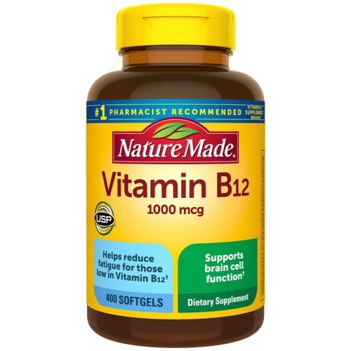 Nature Made Vitamin B12 1000 mcg Softgels, 400 Count – front of package