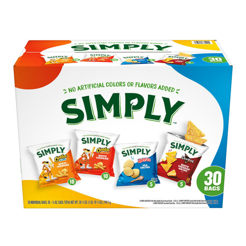Frito-Lay Simply Mix Variety Pack, 30 pk – front of package