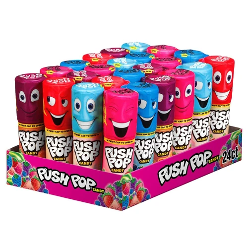 Push Pop Variety Pack Candy, 0.5 oz., 24 ct – front of package