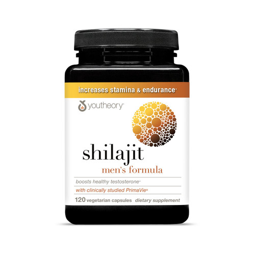 Youtheory Men's Shilajit Capsules, 120 Count – front of package