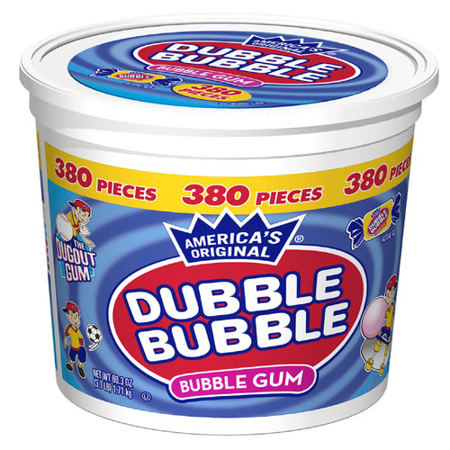 Dubble Bubble Bubble Gum, 380 pcs – front of package