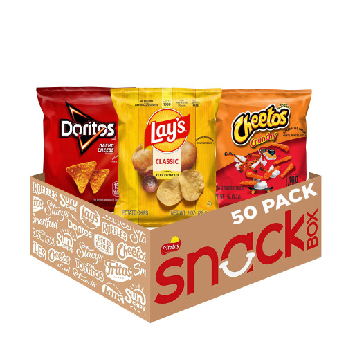 Frito-Lay Favorites Mix Chips & Snacks, Variety Pack, 50 pk – front of package