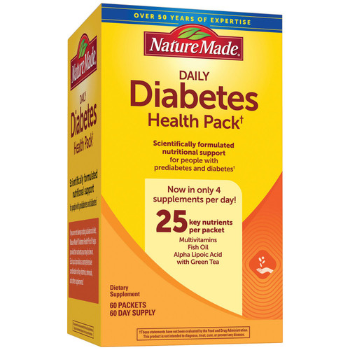 Nature Made Diabetes Health Pack, 60 Count – front of package