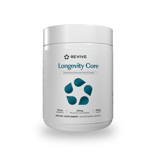 Revive MD Longevity Core Supplement Capsules, 90 Count – front of package