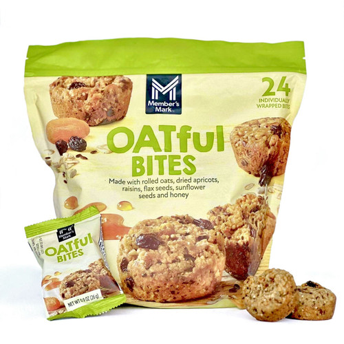 Member's Mark OATful Bites, 0.9 oz., 24 pk – front of package