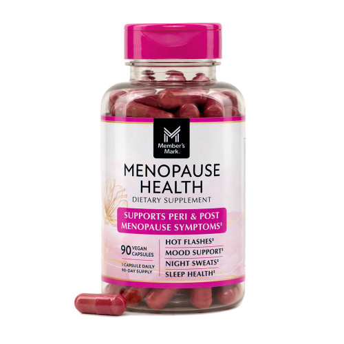 Member's Mark Menopause Health Dietary Supplement, 90 Count – front of package