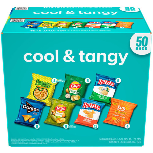 Frito-Lay Cool & Tangy Variety Pack Chips, 50 pk – front of package