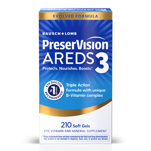PreserVision Areds3 Eye Vitamin Softgels, 210 Count – front of package
