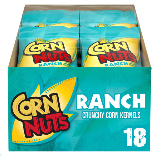 Corn Nuts Ranch Crunchy Corn Kernels 1.7 oz., 18 pk – front of package