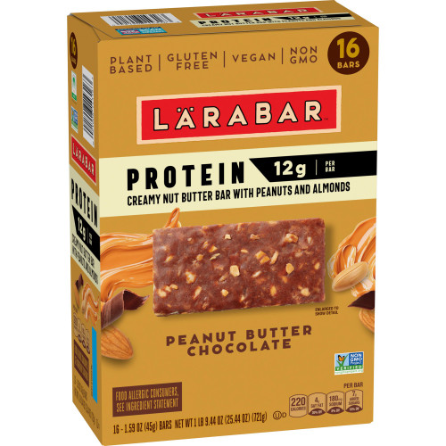 General Mills Larabar Protein Bars, Peanut Butter Chocolate, 16 pk – front of package