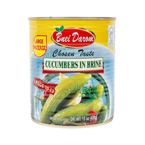 Bnei Darom Cucumbers in Brine, 29 oz