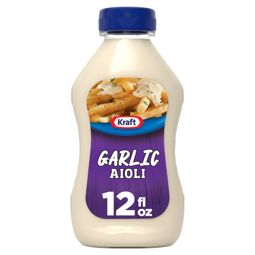 Kraft Garlic Aioli Mayo Dip & Spread, 12 fl oz