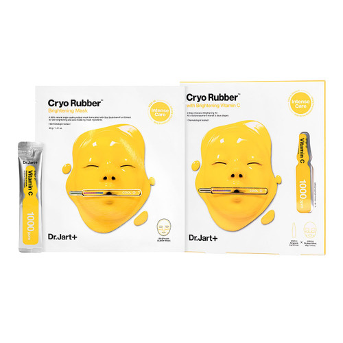 Dr. Jart+ Cryo Rubber with Brightening Vitamin C Intense Care Mask, 1.4 oz, 2 pk – front of package