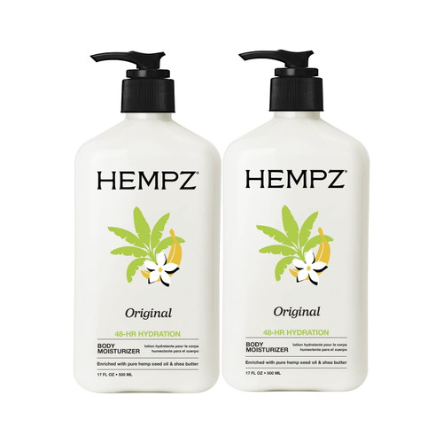 Hempz Original Body Moisturizer, 17 fl oz, 2 pk – front of package