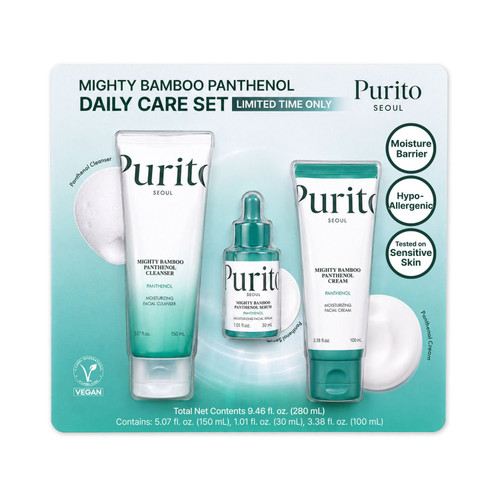 Purito Seoul Mighty Bamboo Panthenol Set – front of package