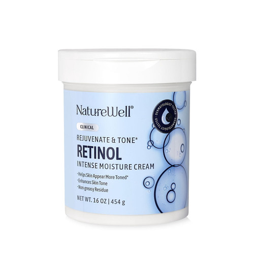 NatureWell Clinical Retinol Advanced Moisture Cream, 16 oz – front of package