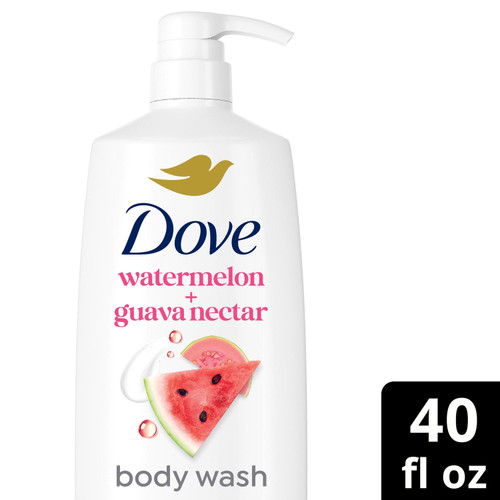 Dove Watermelon Body Wash, 40 fl oz – front of package