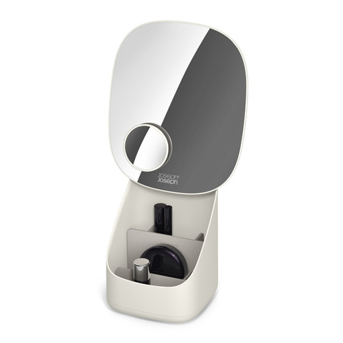 Joseph Joseph Viva Pedestal Mirror with Makeup Storage – front of package