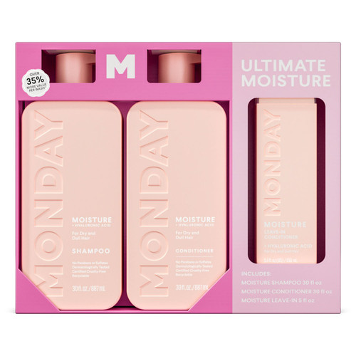 MONDAY Haircare ULTIMATE MOISTURE Gift Set – front of package