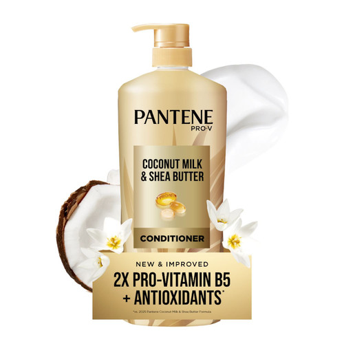 Pantene Pro-V Nourishing Coconut Milk & Shea Butter Conditioner, 38.2 fl oz – front of package