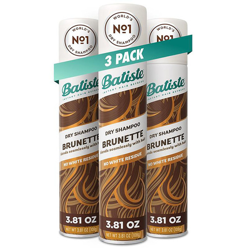Batiste Brunette Dry Shampoo, 3.81oz, 3 pack – front of package