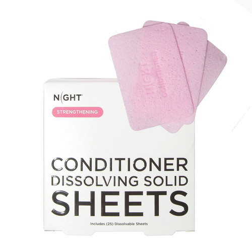 DiscoverNight NIGHT Mess-Free Conditioner Sheets, 100 ct – front of package