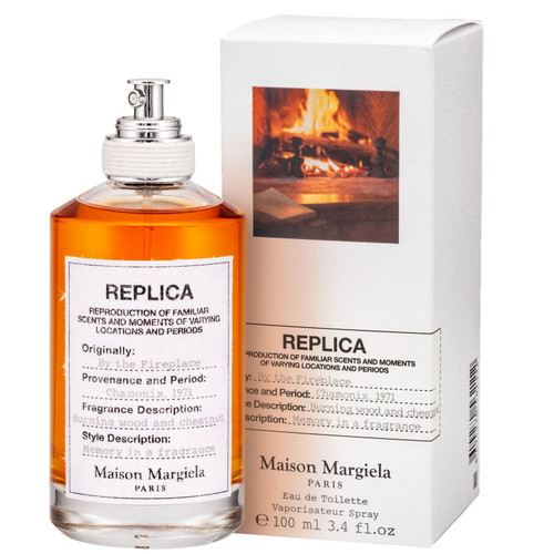 Maison Margiela Replica by the Fireplace Eau De Toilette, 3.4 oz – front of package