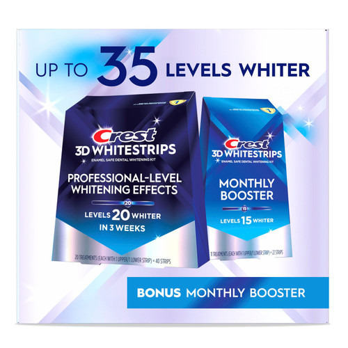Crest 3D Whitestrips Professional Effects & Supreme Bright Whitening Kit – front of package
