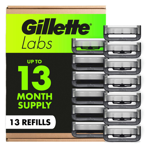 GilletteLabs Men's Razor Cartridges, 13 ct – front of package