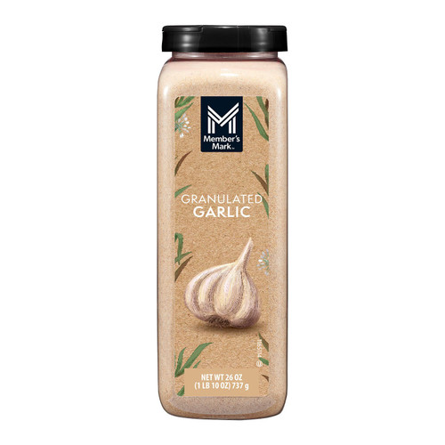 Member's Mark Granulated Garlic, 26 oz – front of package