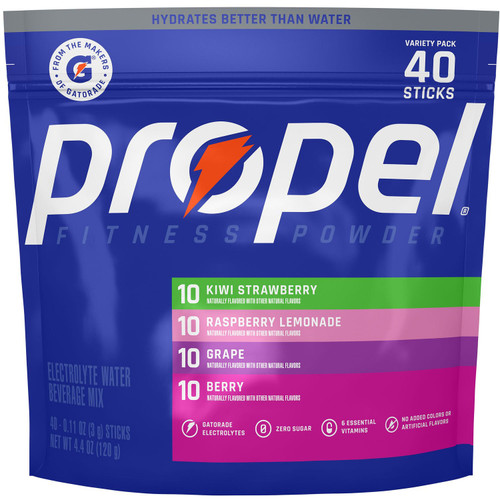 Propel Fitness Powder Variety Pack, 40 pk – front of package