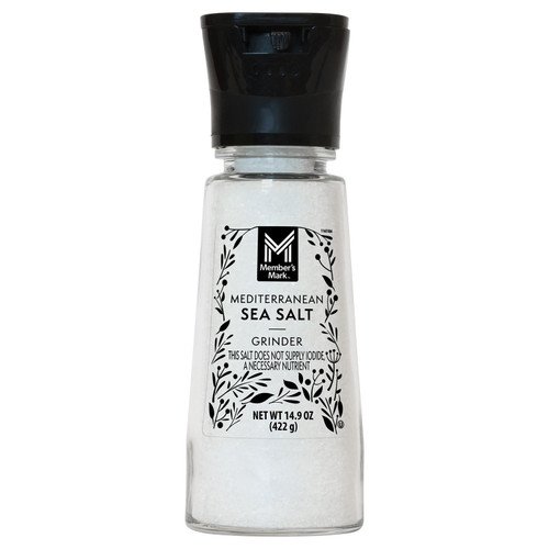 Member's Mark Mediterranean Sea Salt Grinder, 14.9 oz – front of package