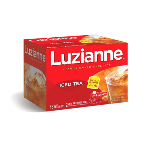 Luzianne Iced Tea Gallon Size Tea Bags, 48 ct – front of package