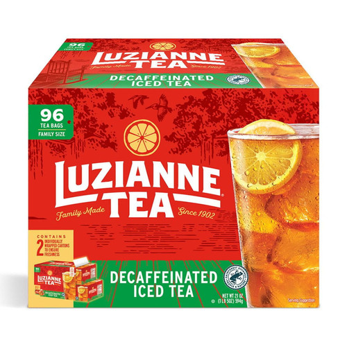 Luzianne Decaffeinated Tea, 96 ct – front of package