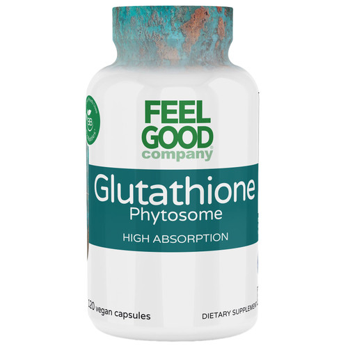 FeelGood Glutathione Phytosome, 120 Vegan Capsules