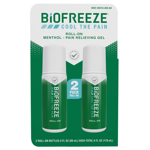 Biofreeze Pain Relieving Gel, 2 Bottles, 6 fl oz Total