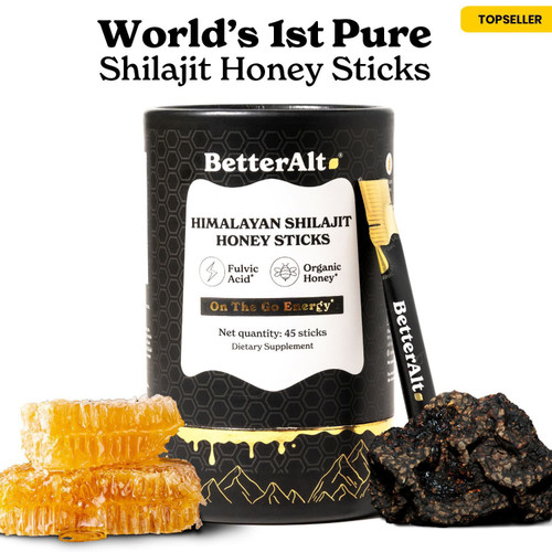 BetterAlt Shi-Lajit Honeysticks, 45 ct – front of package