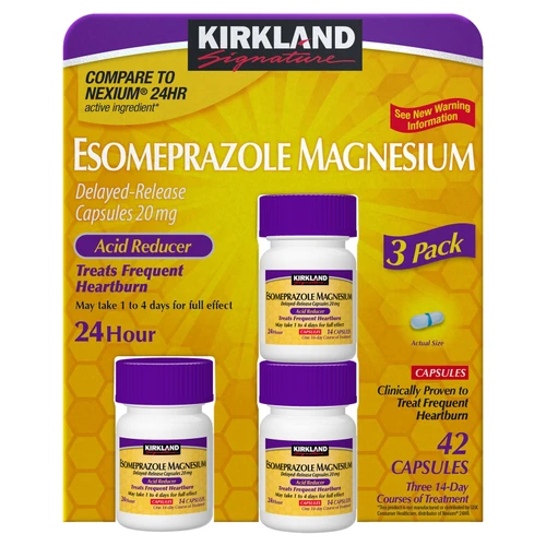 Kirkland Signature Esomeprazole 20 mg Capsules, 42 Count