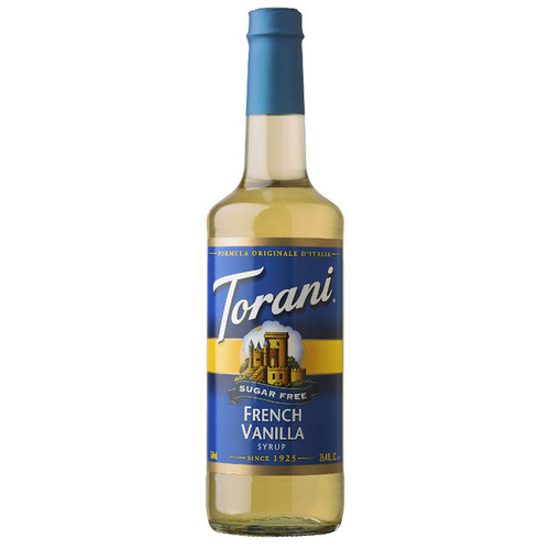 Torani Sugar-Free French Vanilla Syrup, 25.4 fl oz – front of package