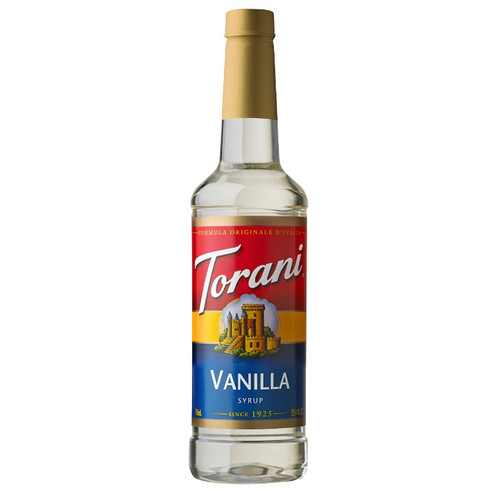 Torani Original Vanilla Syrup, 25.4 fl oz – front of package