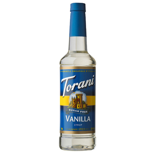 Torani Sugar-Free Vanilla Syrup, 25.4 fl oz – front of package