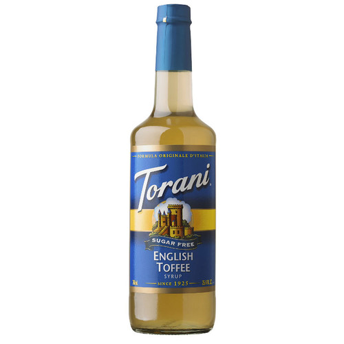 Torani Sugar-Free English Toffee Syrup, 25.4 fl oz – front of package