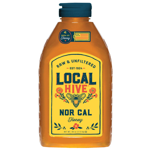 Local Hive NorCal Honey, 40 oz – front of package