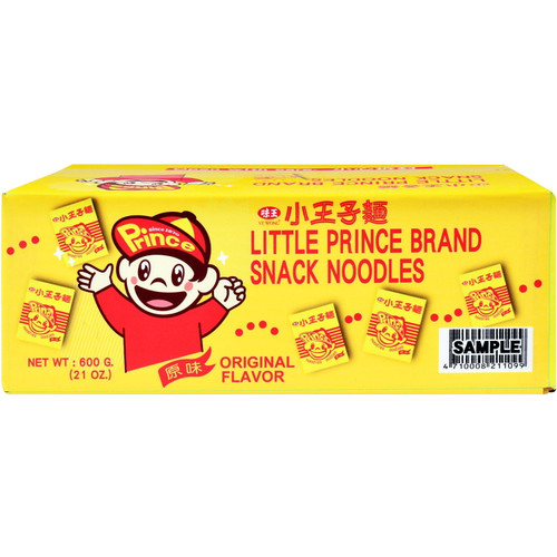 VeWong Prince Crispy Noodle Snacks, Original Flavor, 40 pk – front of package