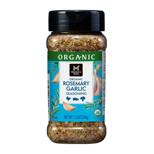 Member's Mark Organic Rosemary Garlic Seasoning, 7.2 oz – front of package